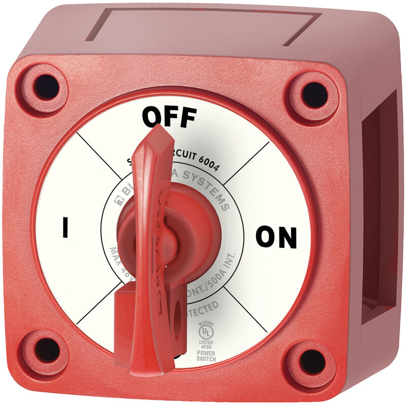 Blue Sea M Series Battery Switch, Red image number 1